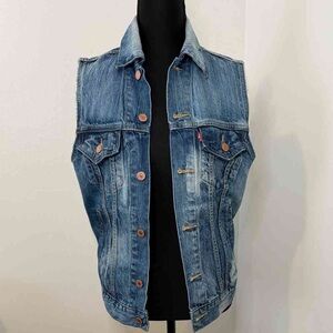 Denim Sleeveless Jacket